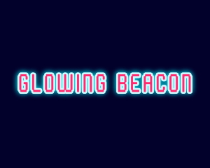 Light - Neon Light Pixel logo design