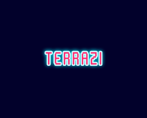 Neon Light Pixel  logo design