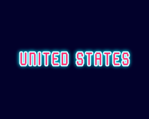 Neon Light Pixel  logo design
