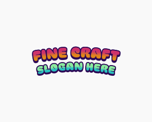 Retro Sweet Candy logo design