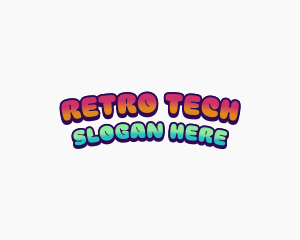 Retro Sweet Candy logo design