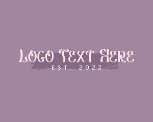 Vlogger - Feminine Beauty Aesthetic logo design