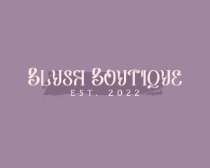 Blush - Feminine Beauty Aesthetic logo design