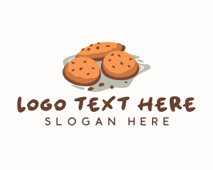 Chocolate Cookie Biscuit Logo