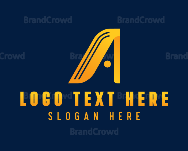 Creative Brand Letter A Logo