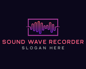 Music Soundwave Record logo design