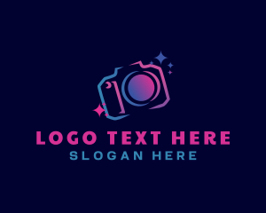 Vlogger - Gallery Camera Photography logo design