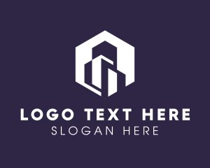 Architecture - Hexagon Realty Building logo design