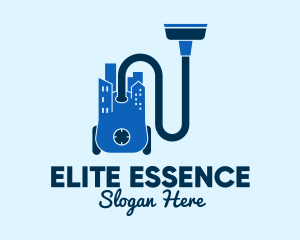 Cleaning Equipment - Vacuum Cleaner City logo design