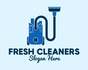 Vacuum Cleaner City  logo design