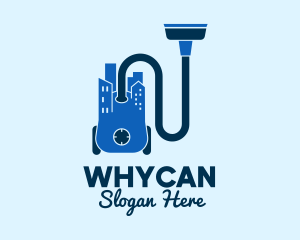 Cleaning Equipment - Vacuum Cleaner City logo design