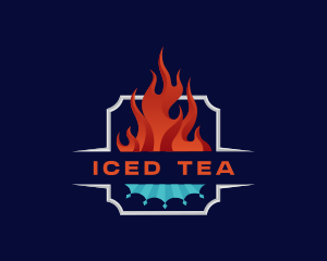 Fire Ice Thermal Cooling logo design