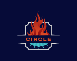 Cooling - Fire Ice Thermal Cooling logo design