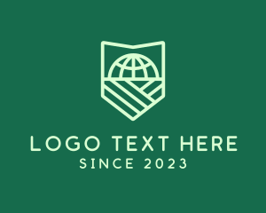 Global Business - Global Environment Protection logo design