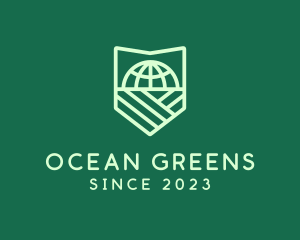 Global Environment Protection logo design