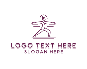 Yoga Wellness Meditation  logo design