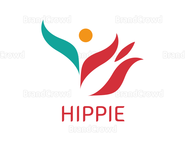 Tulip Flower Leaf Logo