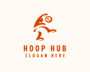 Hoop - Basketball Athletic Sports logo design