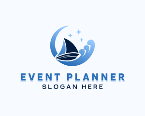 Sailing Boat Travel Logo