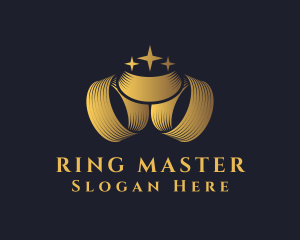 Ring - Gold Ring Crown logo design