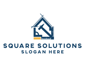 Home Builder Construction Tools logo design