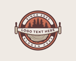 Lumberjack - Lumberjack Carpentry Woodworking logo design