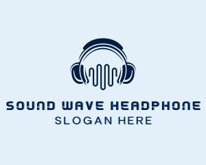 Headphone - Dj Audio Headphone logo design