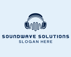 Audio - Dj Audio Headphone logo design