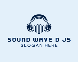 Dj - Dj Audio Headphone logo design