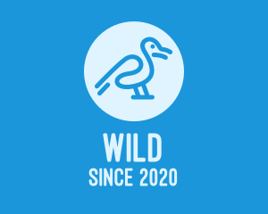 Bird - Unique Bird Circle logo design