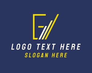 Tax - Growing Finance Letter G Company logo design