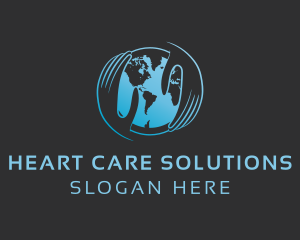 Hands Earth Care logo design