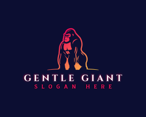 Masculine Giant Ape logo design