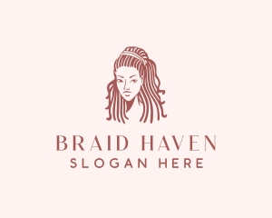 Dreadlocks Hairstyle Salon logo design