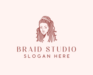 Dreadlocks Hairstyle Salon logo design