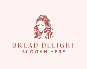 Dreadlocks - Dreadlocks Hairstyle Salon logo design