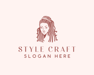 Dreadlocks Hairstyle Salon logo design