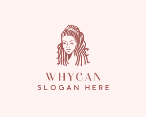 Hairstyle - Dreadlocks Hairstyle Salon logo design