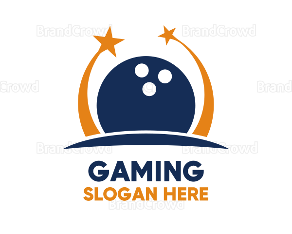 Bowling Ball Stars Logo