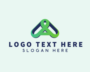 Loop Letter A Company Logo