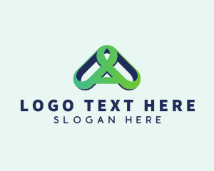 Loop Letter A Company Logo
