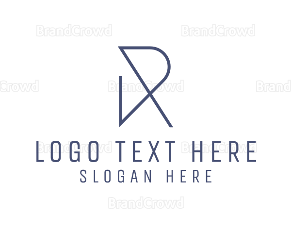 Professional Consulting Letter R Logo