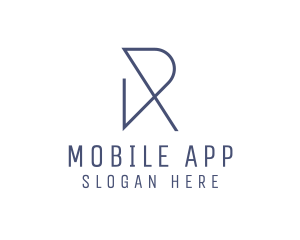 App - Professional Consulting Letter R logo design