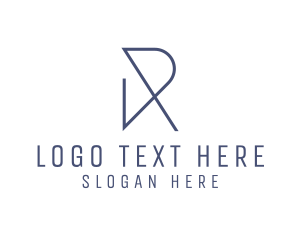 Financial - Professional Consulting Letter R logo design