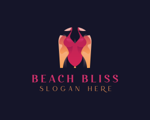 Swimsuit Sexy Bikini logo design