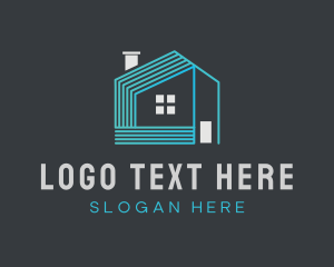 House - Gradient Modern Housing logo design