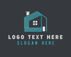 Building - Gradient Modern Housing logo design