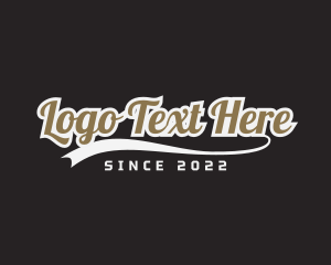 League - Retro Sports Wear logo design