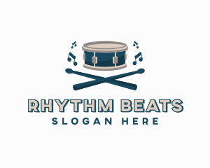 Music Percussion Drum logo design
