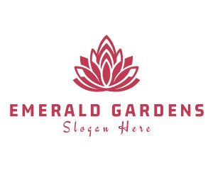 Botanical Flower Garden logo design